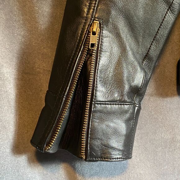 Western Leather XXXL Motorcycle Jacket  Women’s Black Lambskin - Picture 5 of 7